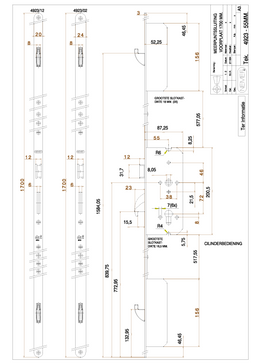 Meerpuntsluiting Nemef 4923/02 SKG***® DM55 PC72 rechte voorplaat 24 x 2170 per 10 stuks