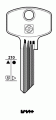 Blinde sleutels DM151R per doos van 120 stuks